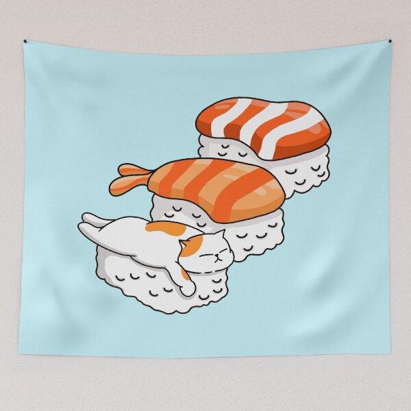 Item preview, Cat and Sushi designed and sold by Kimprut.