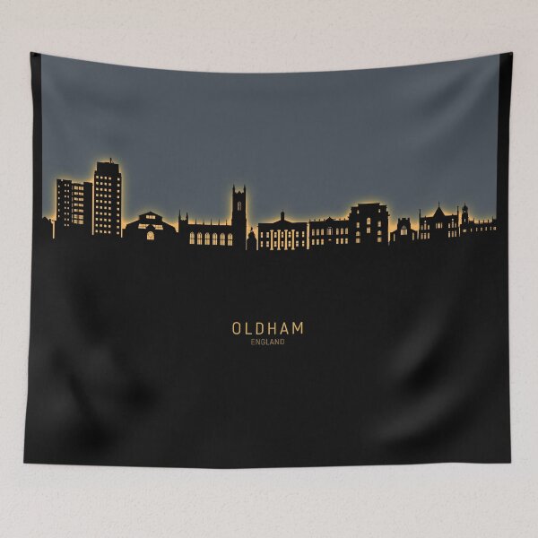 Item preview, Oldham England Skyline designed and sold by ArtPrints.