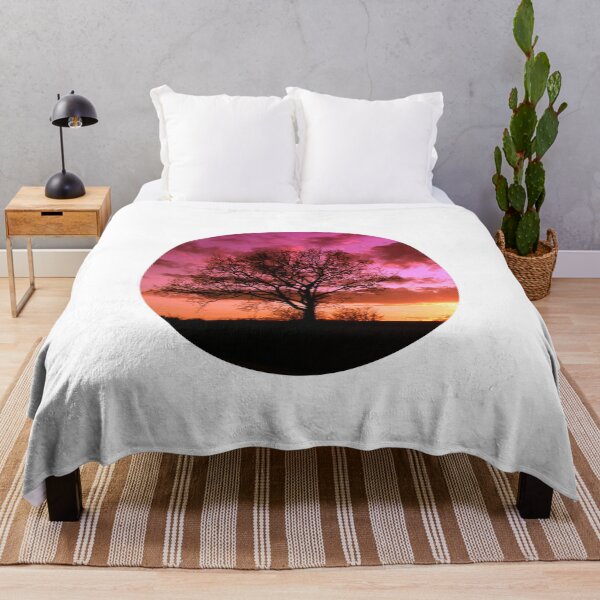 Item preview, Tree with sunshine pink background outdoor designed and sold by Arun Fernando.