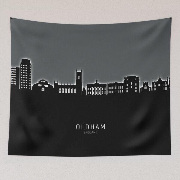 Item preview, Oldham England Skyline designed and sold by ArtPrints.