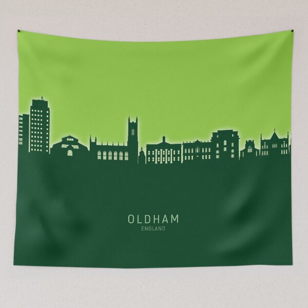 Item preview, Oldham England Skyline designed and sold by ArtPrints.