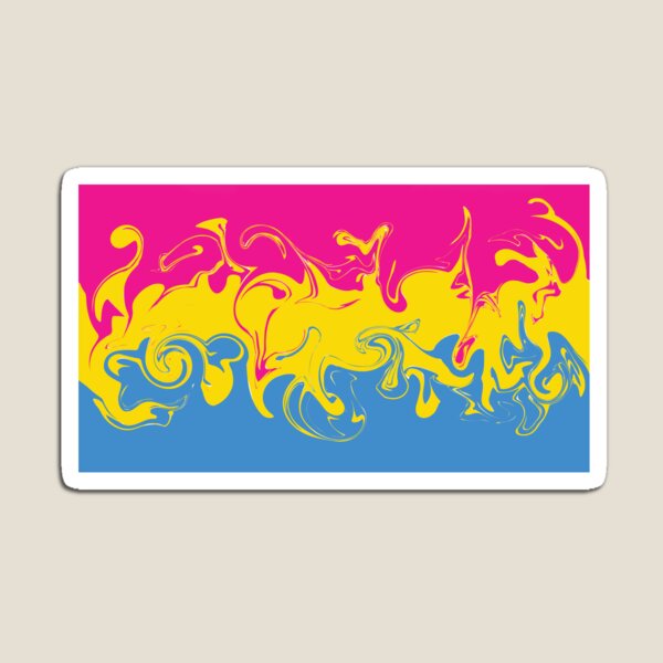 Swirly Pansexual Flag Magnet