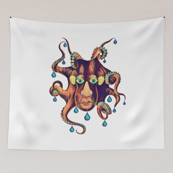 Item preview, Wet Willy Octopus Poly Art designed and sold by Billgreen54.
