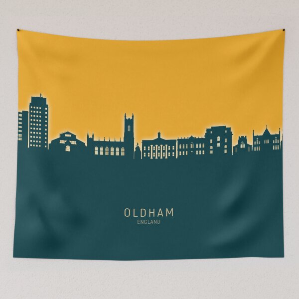 Item preview, Oldham England Skyline designed and sold by ArtPrints.