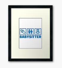 Babysitter Framed Print