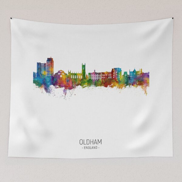 Item preview, Oldham England Skyline designed and sold by ArtPrints.
