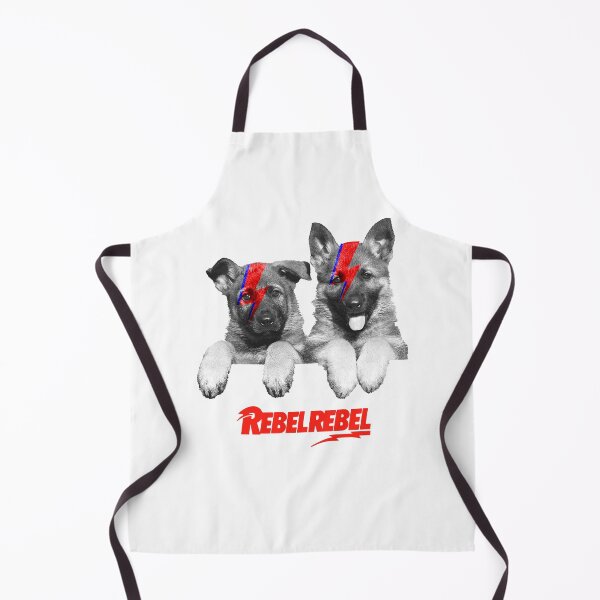 Item preview, Bowie German Alsatian - Pop Music Animal Rebel designed and sold by el-em-cee.