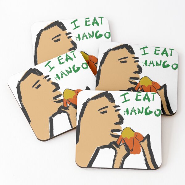 Item preview, I eat mango designed and sold by Dice9Store.