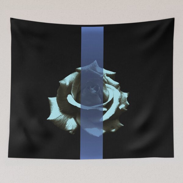 Item preview, Blue rose simple design digital art  designed and sold by ArtlenkaLenica.