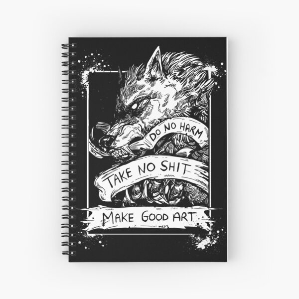 Do no Harm- Black tee Spiral Notebook