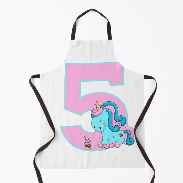 Item preview, Number Five with a Candyfloss Unicorn designed and sold by MammaPanda.