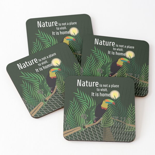 Item preview, Nature is not a place to visit. It is home. [Gary Snyder - quote] designed and sold by fraga-ro.
