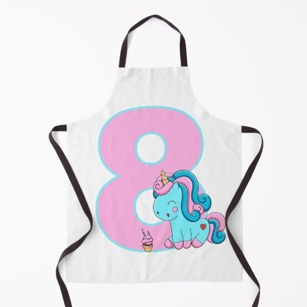 Item preview, Number eight with a Candyfloss Unicorn designed and sold by MammaPanda.