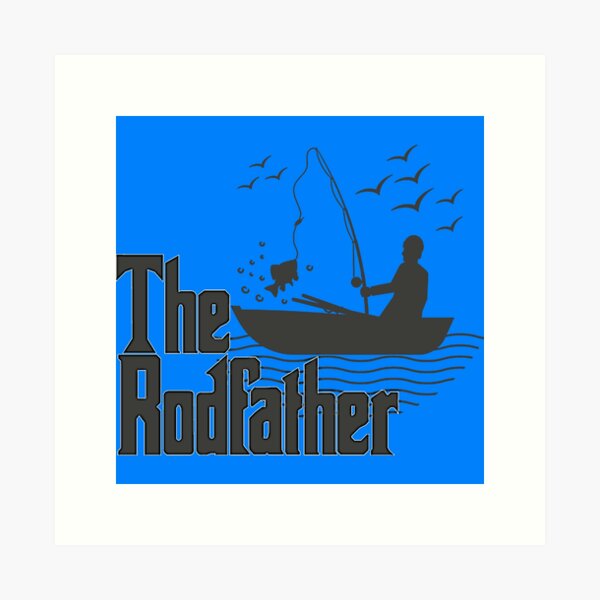 The Rodfather, Fishing, Fisherman, Fishing rod, Fish, happy fathers day,  fathers day, fathers day gift idea, Dad Gift, Daddy gift, funny gift idea,  