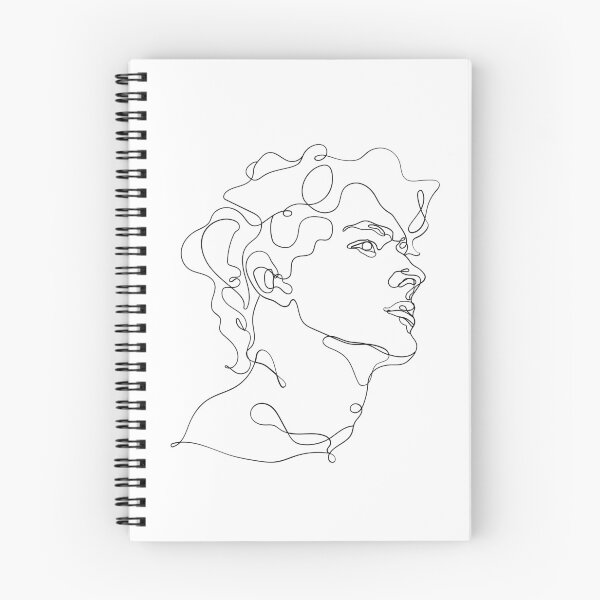 Item preview, man face minimalist drawing designed and sold by JAG2B.