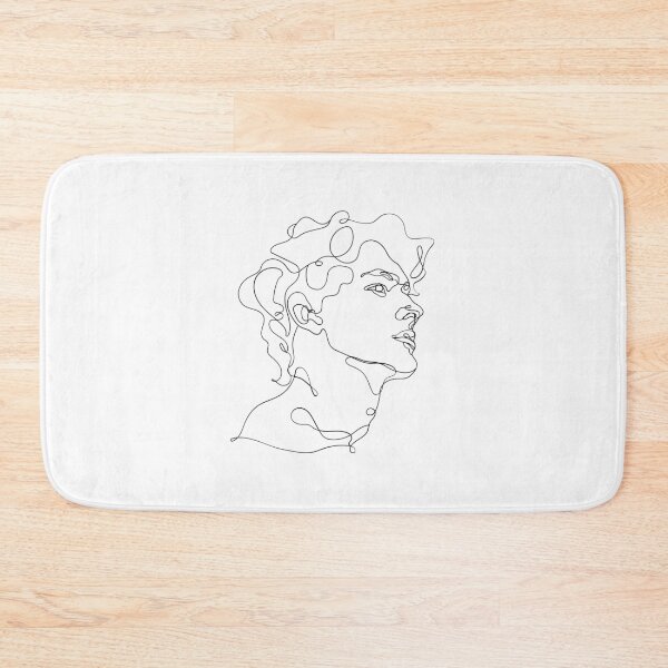 Item preview, man face minimalist drawing designed and sold by JAG2B.