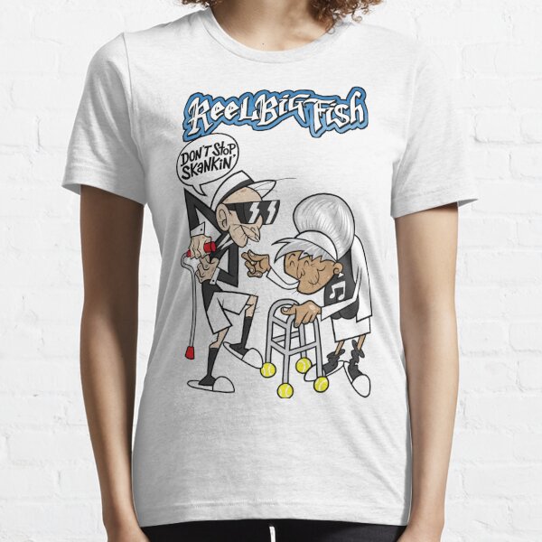 90's Vintage Reel Big Fish Ska Punk T Shirt Two Tone Skankin Guy