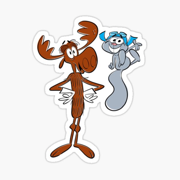 Rocky And Bullwinkle Sticker