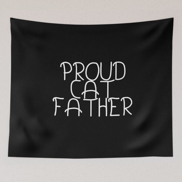 Item preview, Colección de pegatinas Proud Cat Father designed and sold by Outrageous24.