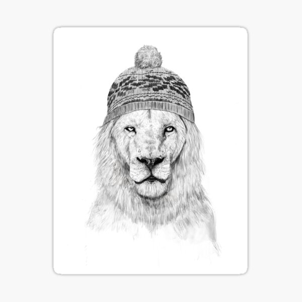 Aperçu de l'œuvre Lion d'hiver (bw) créée et vendue par soltib.