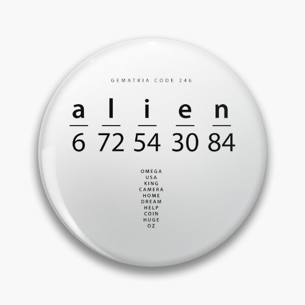 Item preview, Alien word code in the English Gematria designed and sold by Ingo Menhard.