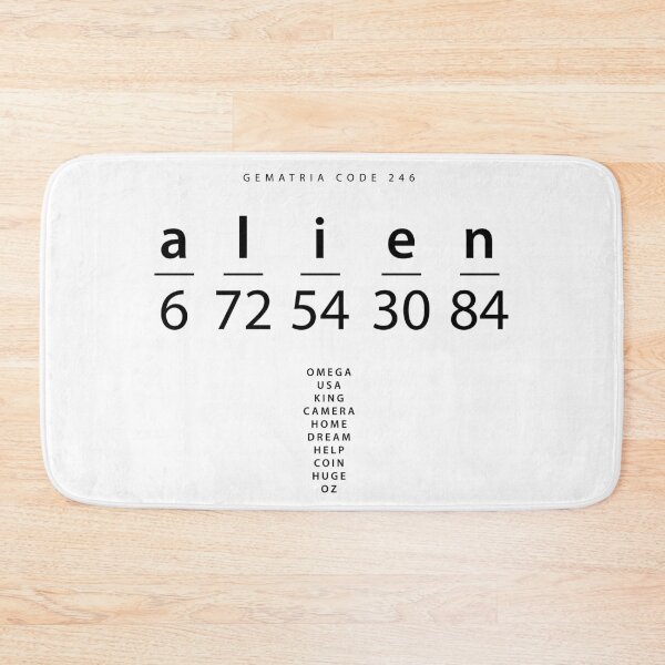 Item preview, Alien word code in the English Gematria designed and sold by Ingo Menhard.