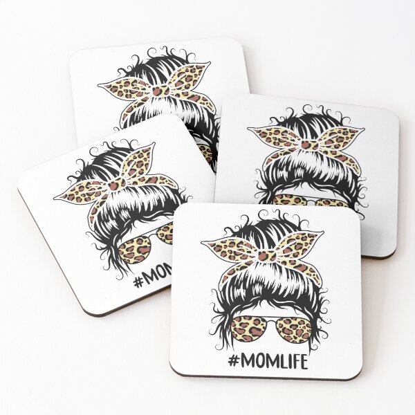 Artikelvorschau, Mom Life Leopard braun gelb schwarz entworfen und verkauft von ShutterKapan.