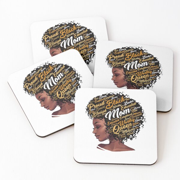 Item preview, Happy Mother’s Day Black Mom Queen Afro African Woman designed and sold by familyarts.