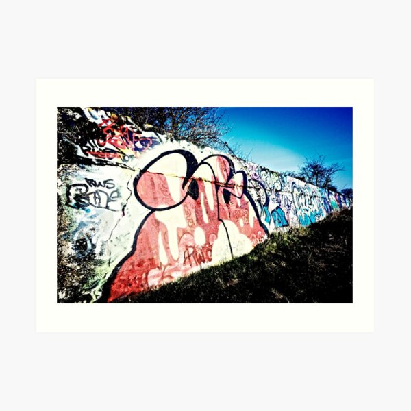 Rural scrawl Art Print