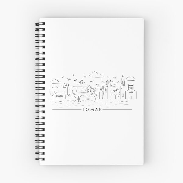 Item preview, Portuguese Town of Tomar in Line Art Style designed and sold by firmine417.
