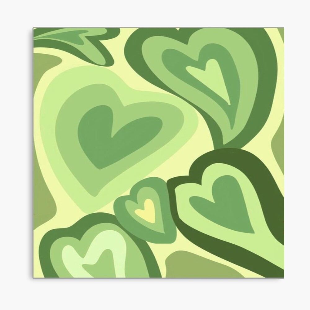 y2k background green hearts 21426067 Vector Art at Vecteezy