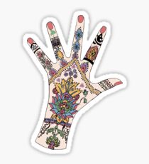 Dr's Colourful Mehndi hand Sticker
