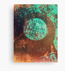 Weathered Metal Canvas Print