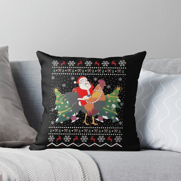 Item preview, Rooster Lover Gift Ugly Santa Riding Rooster Christmas designed and sold by jimisondale.