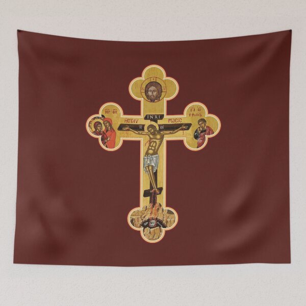 Item preview, Icono de la cruz ortodoxa designed and sold by Beltschazar.