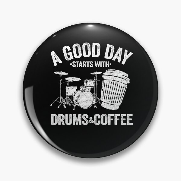 Item preview, A Good Day Starts With Drums & Coffee Drummer Gift Funny designed and sold by Stronzi.
