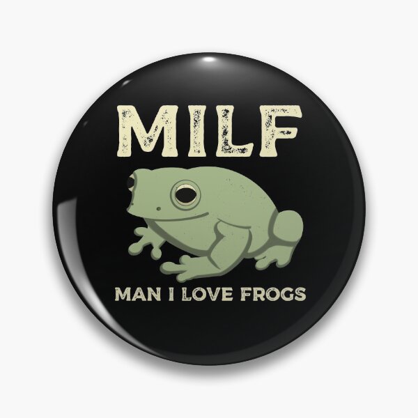 Item preview, Man I Love Frogs MILF Funny Frog designed and sold by Funful.