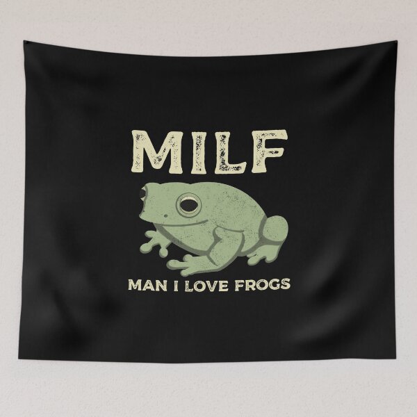 Item preview, Man I Love Frogs MILF Funny Frog designed and sold by Funful.