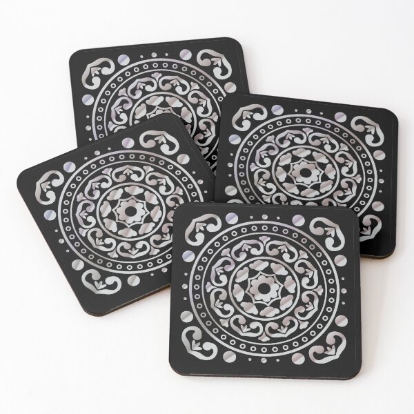 Item preview, Black Chic Pattern Art designed and sold by Horang J.