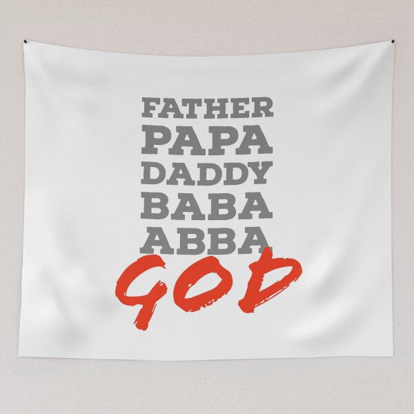 Item preview, God- Father, Papa, Daddy, Baba, Abba designed and sold by Butterflylife.