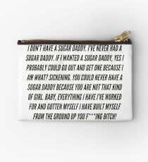 Shangela's Sugar Daddy Speech- Clean Studio Pouch