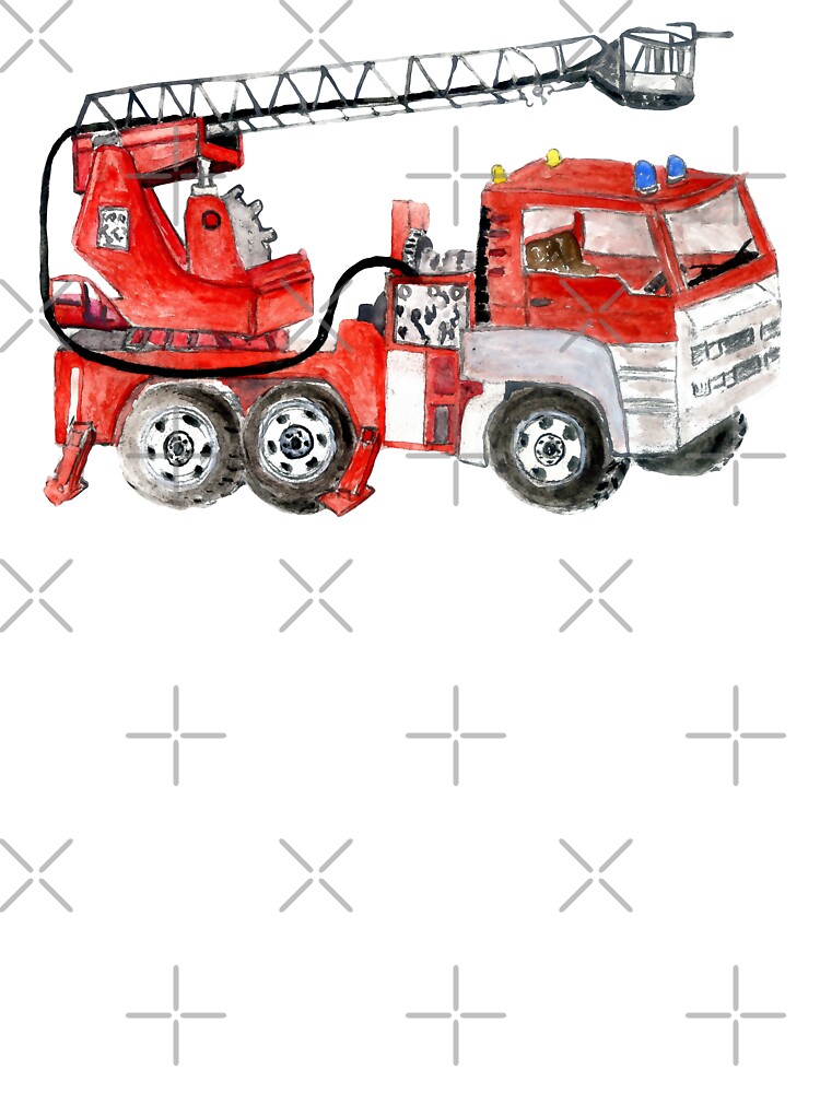 Sketchy Fire Truck Vector Illustration Stock Vector (Royalty Free) 4133164  | Shutterstock