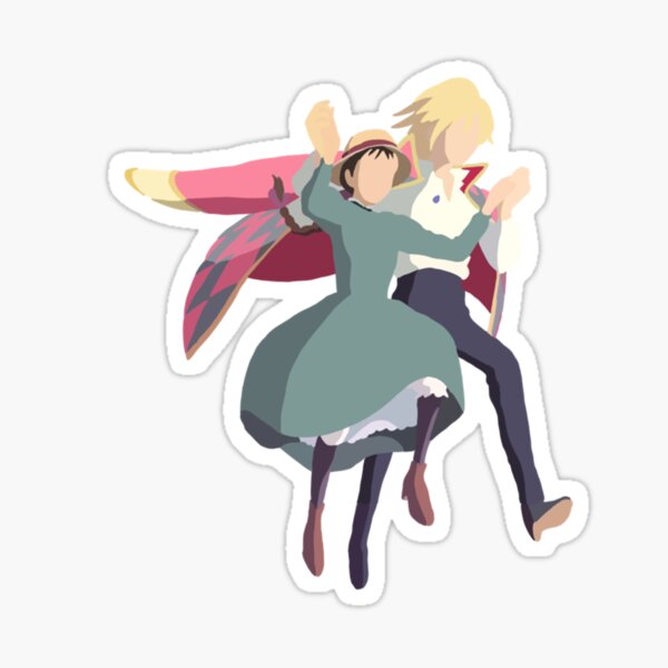 Howls bewegliches Schloss Classic Sticker