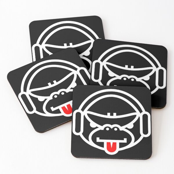 Item preview, Gorilla with headphones designed and sold by yompang.