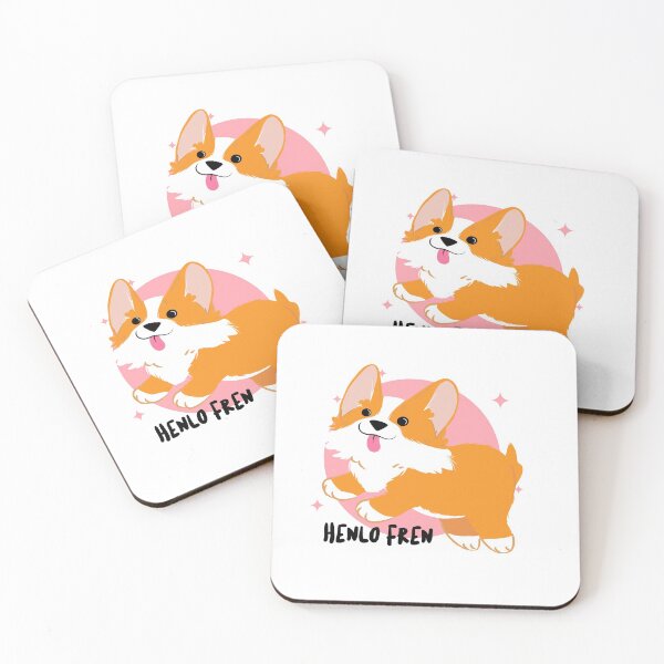 Item preview, Henlo Fren Corgi designed and sold by kindtoearth.