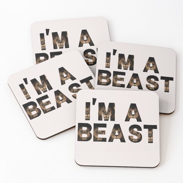 Item preview, I'm a beast | abs in progress | beast mode  designed and sold by ronaldsonou.