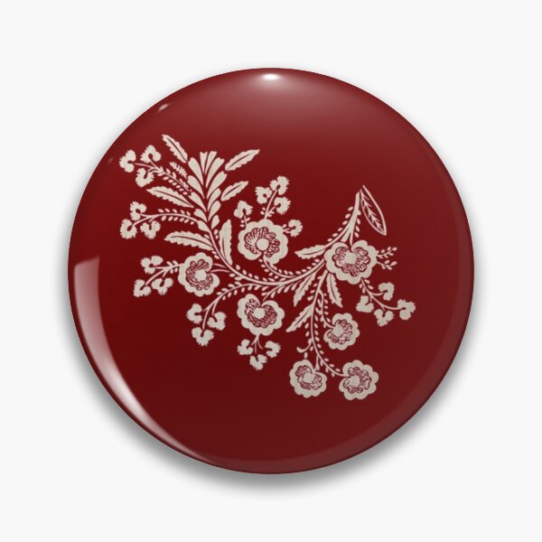 Item preview, Flower lace on dark red designed and sold by Ninaeva.