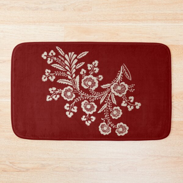 Item preview, Flower lace on dark red designed and sold by Ninaeva.