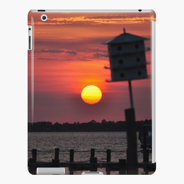 "Calm Before the Storm" - Sunset at the Sound iPad Snap Case