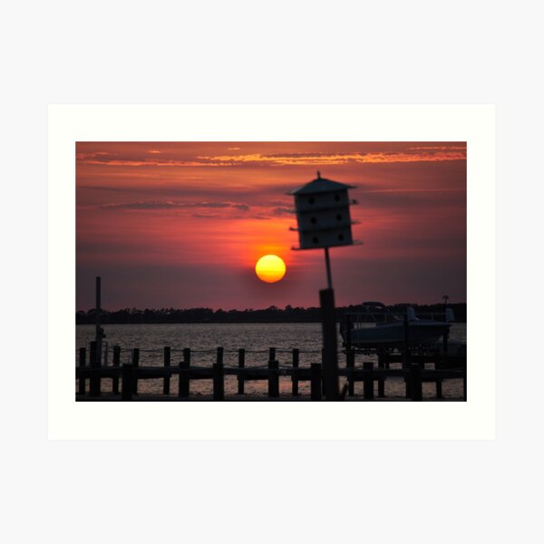 "Calm Before the Storm" - Sunset at the Sound Art Print